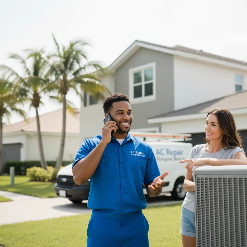 AC Repair Pompano Beach customer support in Wingate